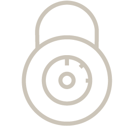 Encryption lock icon symbolizing secure password protection
